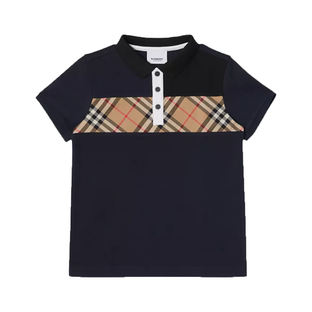 Burberry polo top kids uk